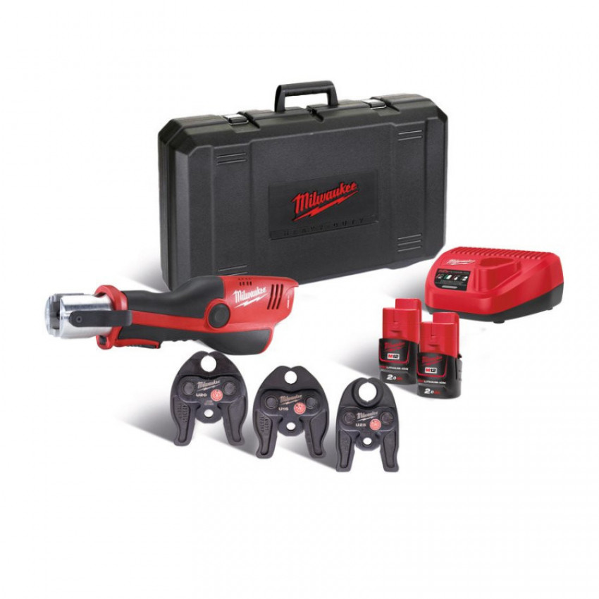 Малогабаритний гідравлічний прес-інструмент MILWAUKEE M12HPT-202C V-SET2 4933459382-4933459382