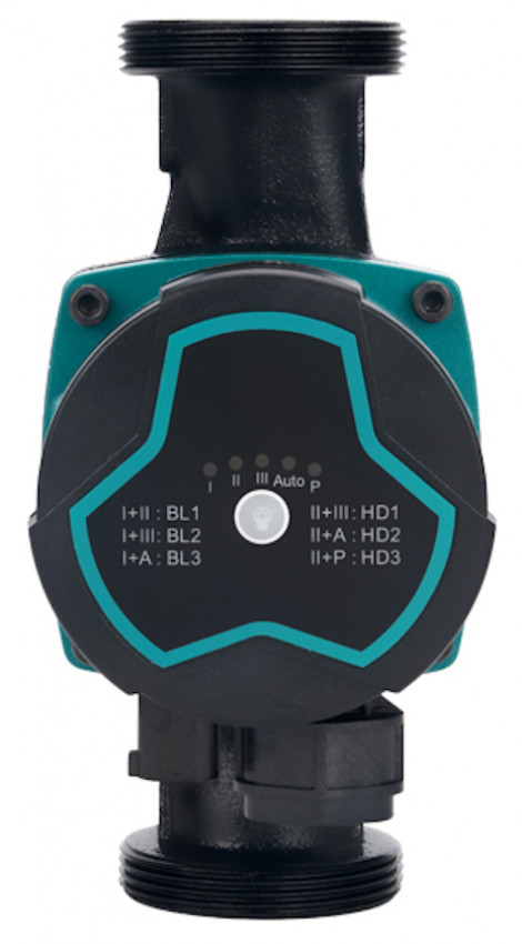 Насос циркуляційний енергозберігаючий 5-25Вт Hmax 4м Qmax 47л/хв Ø1½" 180мм + гайки Ø1" AQUATICA GPA25-4/180 III (774043)-774043