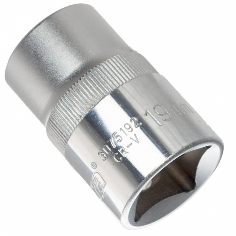 Насадка шестигранна 3/4" 19мм CrV ULTRA (6075192)-6075192