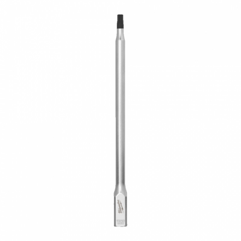 Головка торцева хромована 1/4'' MILWAUKEE подовжена з бітою Torx, T27-4932500442