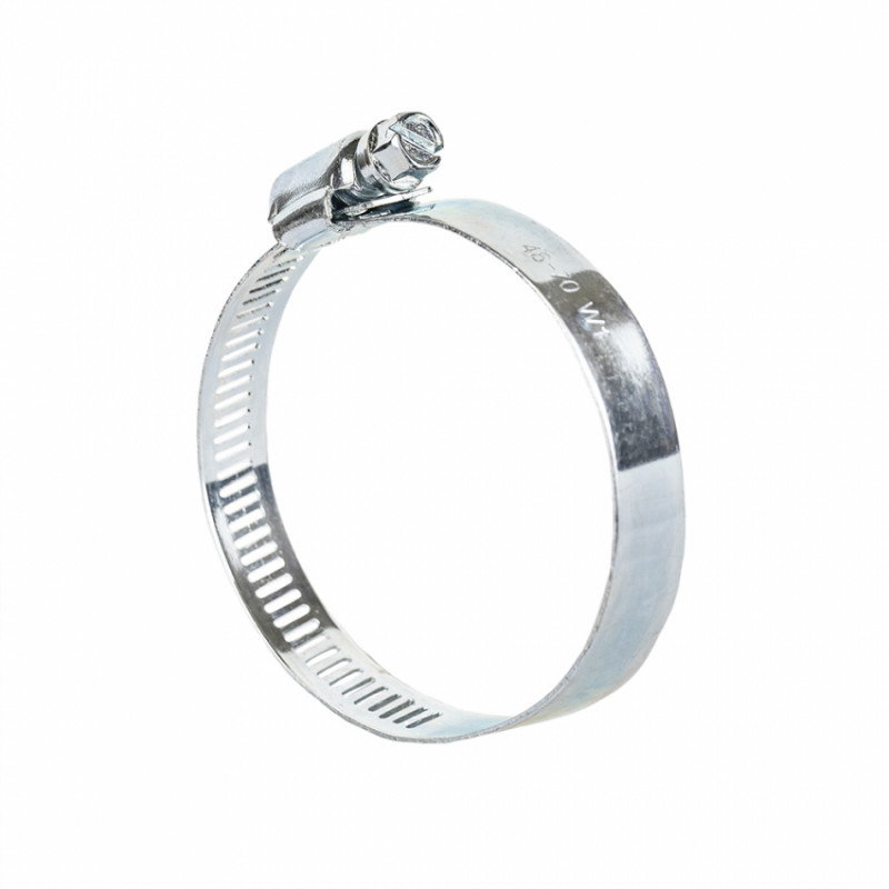 Хомут черв'ячний оцинкований 12,7 мм D46-70мм 10шт Grad (2511455)-2511455