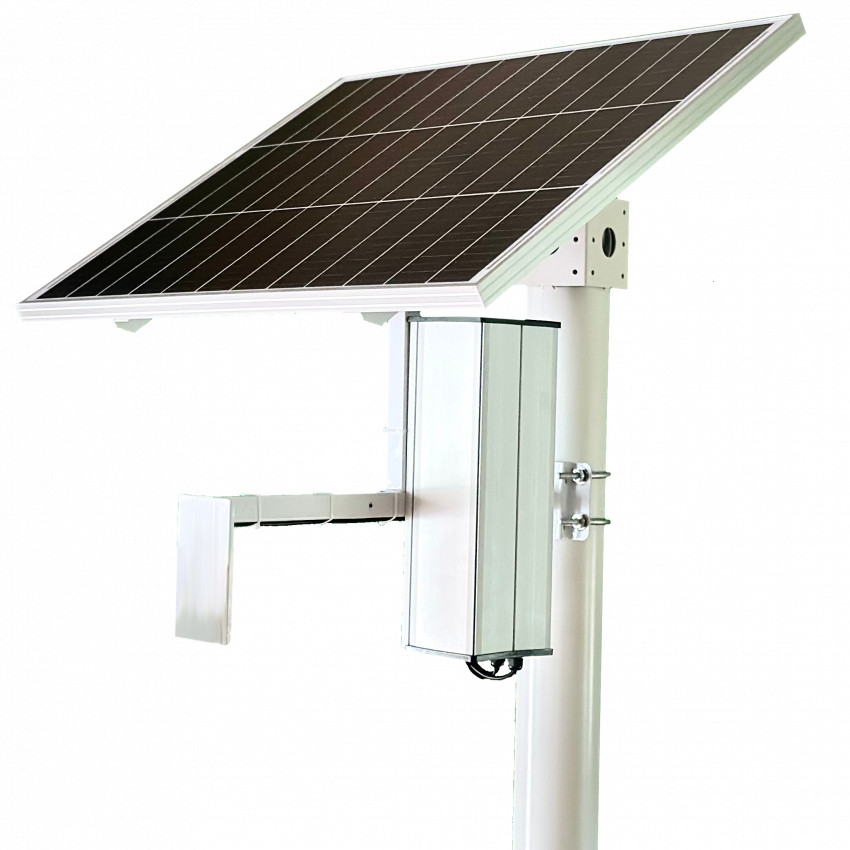 Сонячна панель для відеоспостереження з акумулятором GreenVision GV-002-80W-32Ah-