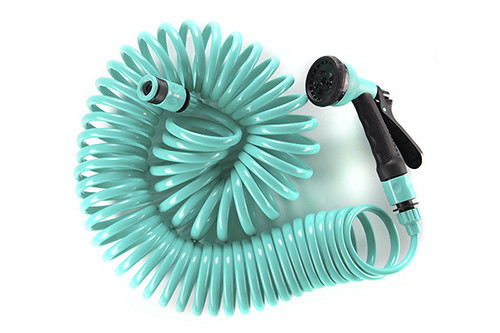 Набір: шланг спіральний 15м+ пістолет-розпилювач 8 режимів СИЛА-551291