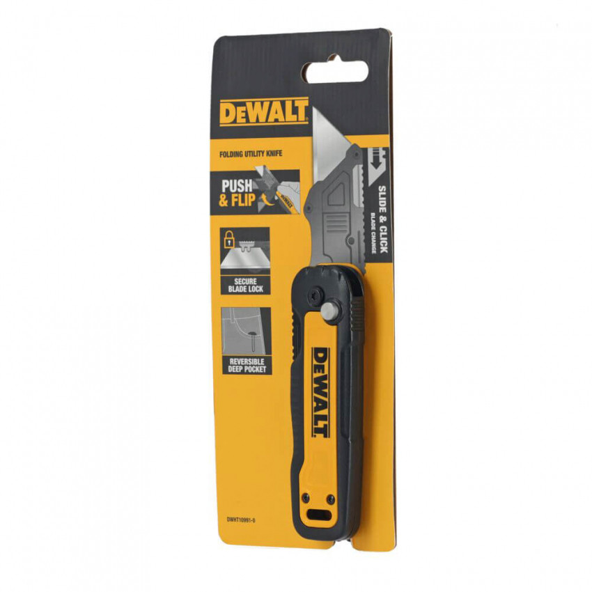 Ніж складаний з фіксованим лезом для оздоблювальних робіт DeWALT DWHT10991-0-DWHT10991-0
