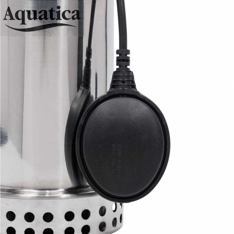 Насос дренажний садовий 0.75кВт Hmax 8м Qmax 180л/хв (част. до 5мм, нерж) AQUATICA (773055)-773055