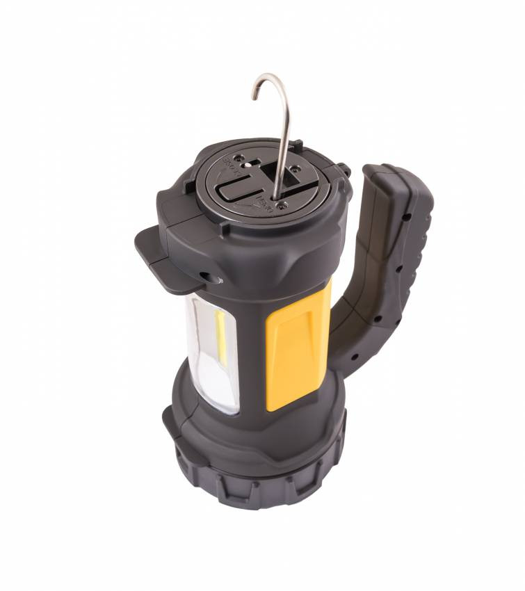 Ліхтар MASTERTOOL 2в1 з ручкою 360° 4 режими 180х94х143 мм CREE LED+COB LED 4xAA ABS 94-0804-94-0804