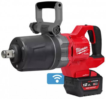 Гайкокрут акумуляторний 1&quot; MILWAUKEE, M18 ONEFHIWF1DS-121C, 2711Нм (+зар.пристрій, 1акум.Х 12Аг,кейс