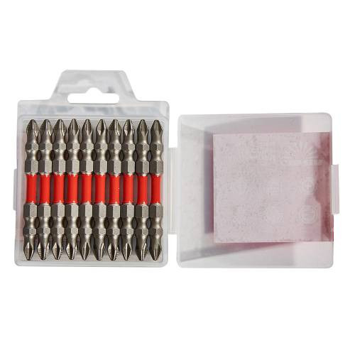 Біти S2 двосторонні PH1+PH2×65 мм, 10 шт. Vitals Master-187852