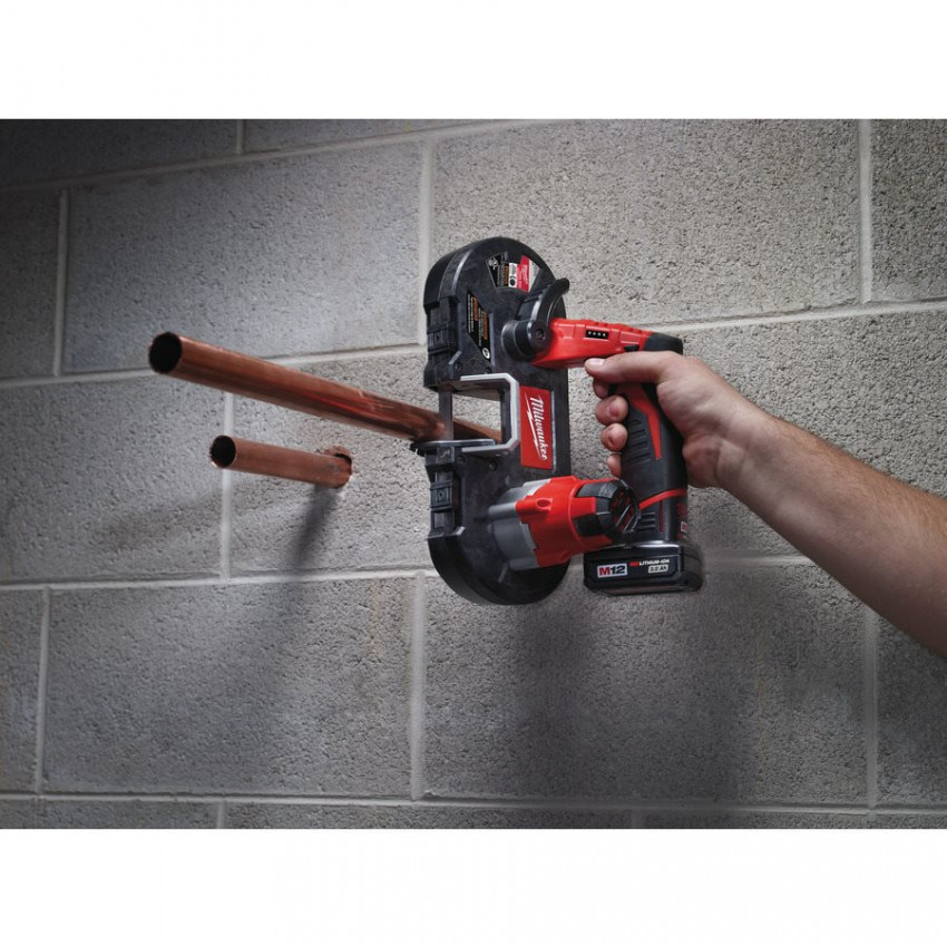 Акумуляторна стрічкова пилка MILWAUKEE M12 BS-402C MILWAUKEE-4933441805