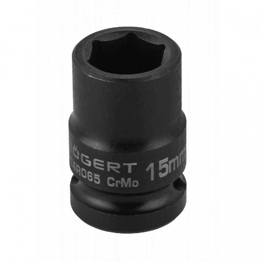 Голівка торцева ударна шестигранна HOEGERT 15 HT4R065-HT4R065