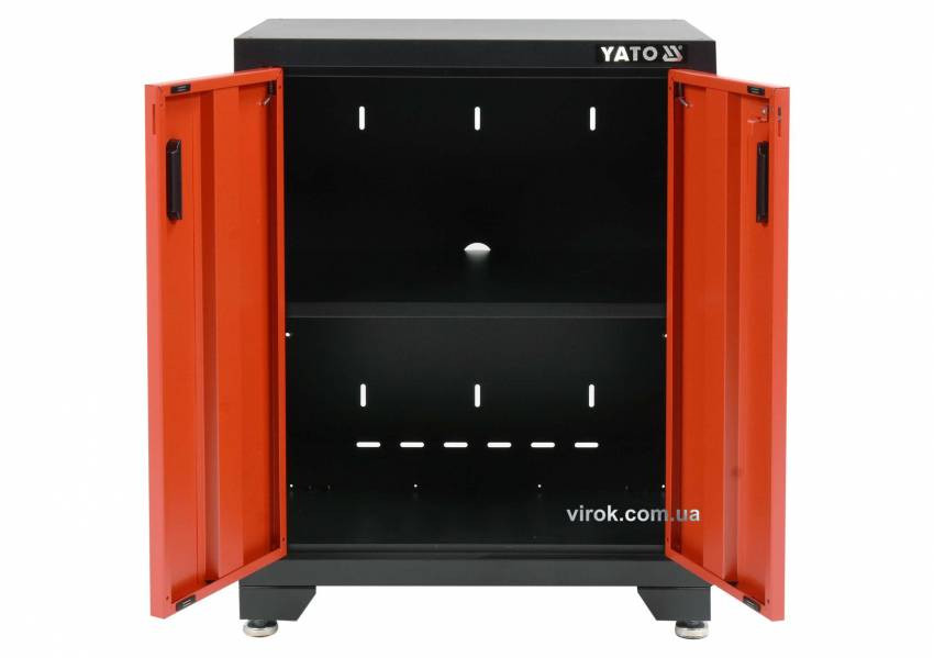 Шафа для майстерні YATO: 1 полиця, 660 x 457 x 863 мм-YT-08934
