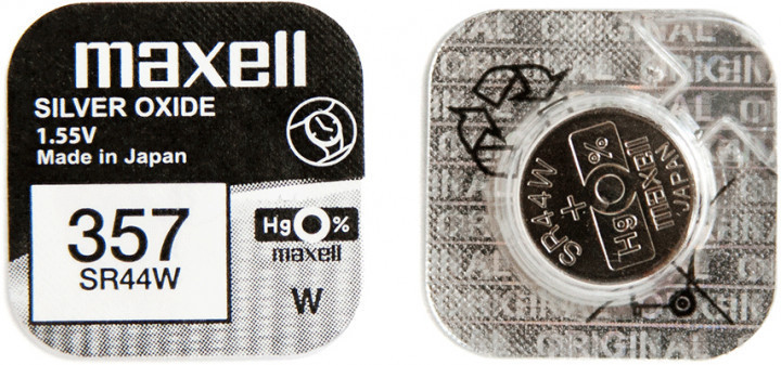 Срібно-оксидна батарейка Maxell "таблетка" SR44W 1шт/уп-18288500