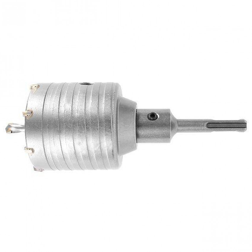 Свердло корончате по бетону 65мм + перехідник SDS Plus 100мм INTERTOOL SD-7065-SD-7065