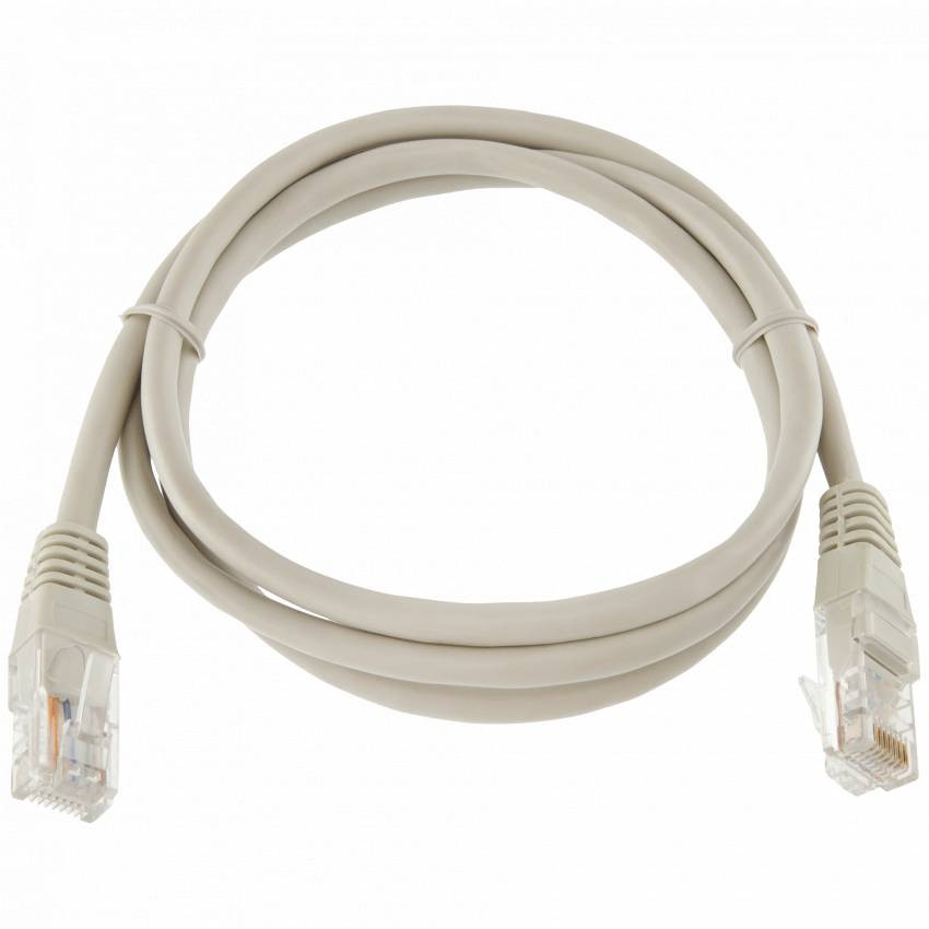 Патч-корд літій UTP RJ45 кат. 5Е 1.5 м (сірий)-