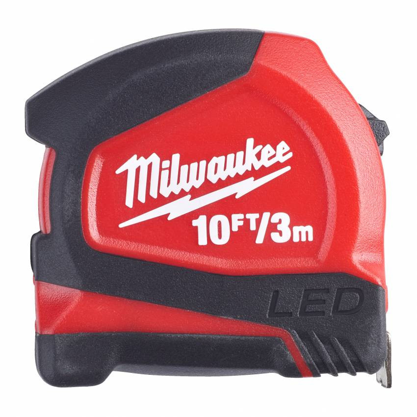 Рулетка метрична MILWAUKEE з LED підсвічуванням, 3м, (12мм)-48226602
