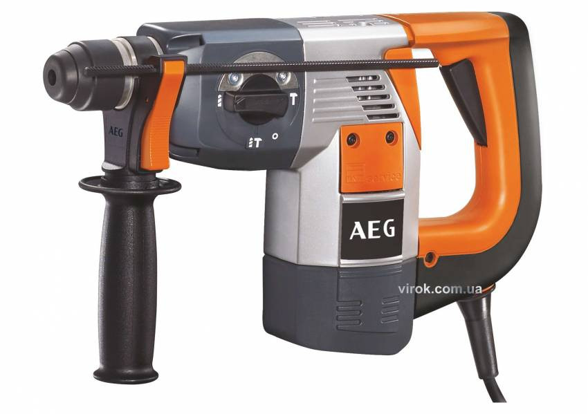 Перфоратор PN3500 AEG, SDS-PLUS, 750Вт, 0-970об/хв, 0-4200уд/хв, Ø30/16/40мм, 3,4Дж, кейс, 3,6кг-PN3500