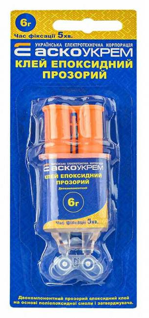 Універсальний епоксидний клей (шприц) 1шт - 6г-A.HE-1-6