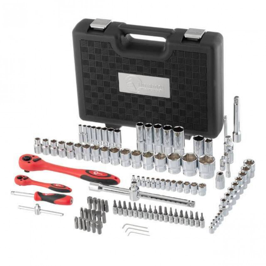 Набір інструментів професійний 1/2 "& 1/4", 108од., , Cr-V INTERTOOL ET-6108-ET-6108