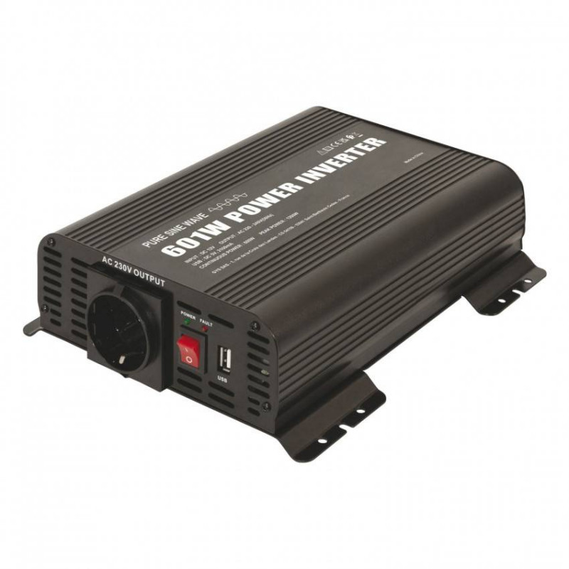 ІНВЕРТОР PSW 601W - 12V - ПУЛЬТ ON/OF-PSW-601W