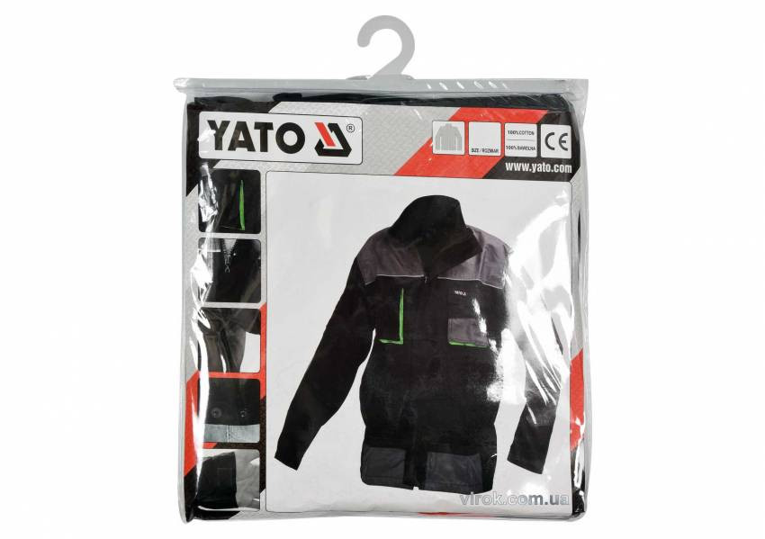 Куртка робоча YATO розмір L/XL, 100% - бавовна-YT-80161