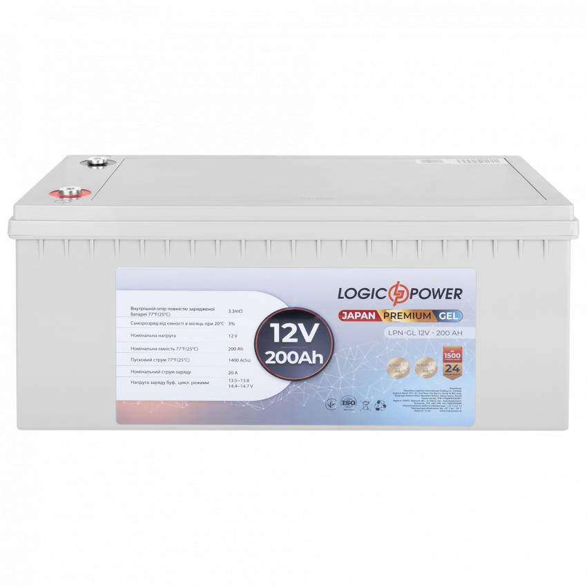 Акумулятор гелевий LPN-GL 12V - 200 Ah-