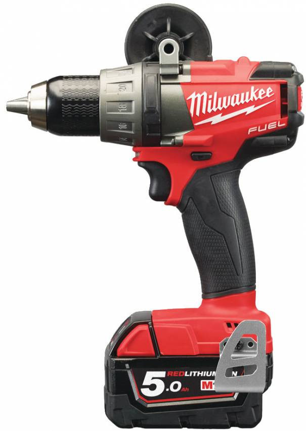 Дриль-шуруповерт акумуляторний MILWAUKEE, M18 FDD2-502X,135Нм (зарядний пристрій, 2 акум.Х 5Ач, HDкейс)-4933464267