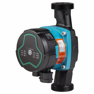 Насос циркуляційний енергозберігаючий 5-60Вт Hmax 8м Qmax 63л/хв Ø1½&quot; 180мм + гайки Ø1&quot; AQUATICA GPA25-8/180 III (774063)-[articul]