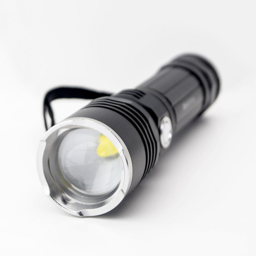 Ліхтар ручний  Quantum Solid-H 10W LED  з USB-C + Li-ion21700/4000mAh, blister-QM-FL1020-21700/4000-PB