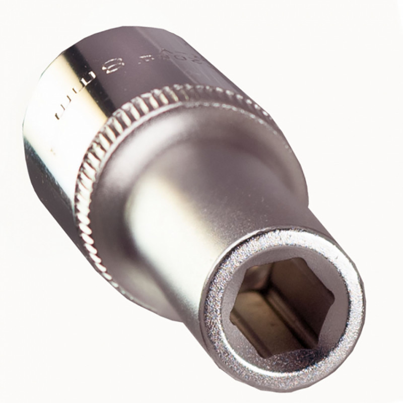 Насадка шестигранна довга 1/2" 8мм CrV ULTRA (6072082)-6072082