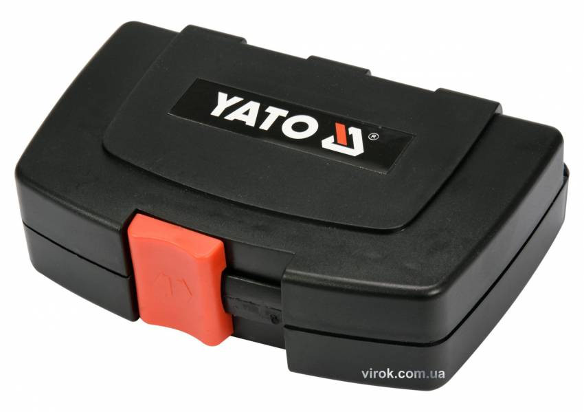 Набір насадок викруткових YATO 1/4" з тримачем 45 шт-YT-04620