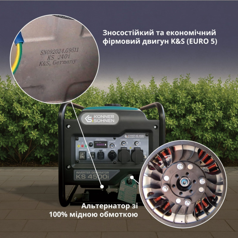 Інверторний генератор Könner & Söhnen KS 4500i-KS 4500i