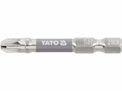 Насадка викруткова YATO; PZ3 х 50мм. шпиндель 6-гран- 1/4&quot;, покрита нікелем, 2шт.[10]-[articul]
