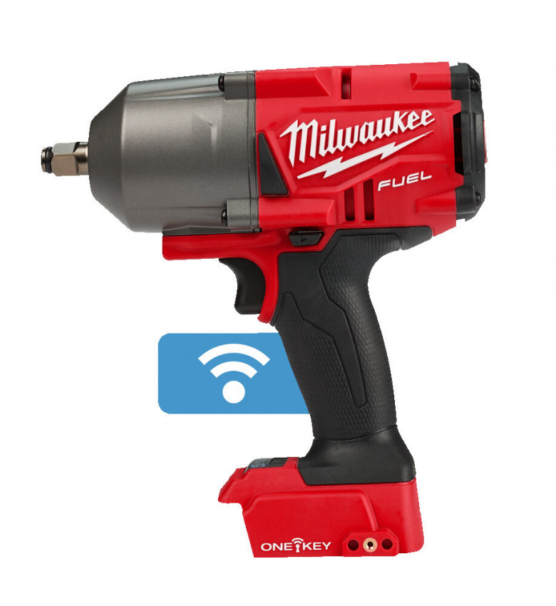 Гайковерт високомоментний MILWAUKEE 1/2" (1898 Нм) M18 ONEFHIWF12-0 ONE-KEY (каркас)-4933499163