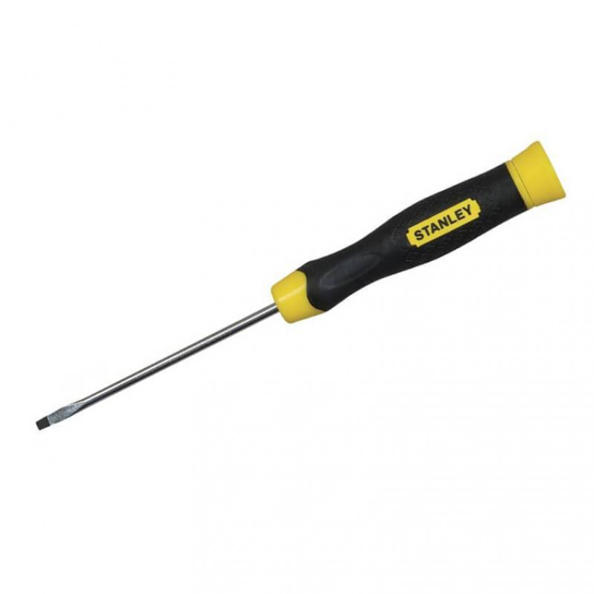 Викрутка Cushion Grip довжиною 75 мм з паралельним джалом під шліц SL 2.5 STANLEY 0-64-923-0-64-923