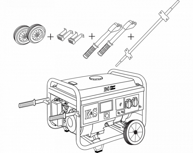 Транспортний комплект KS 10 KIT-KS 10KIT