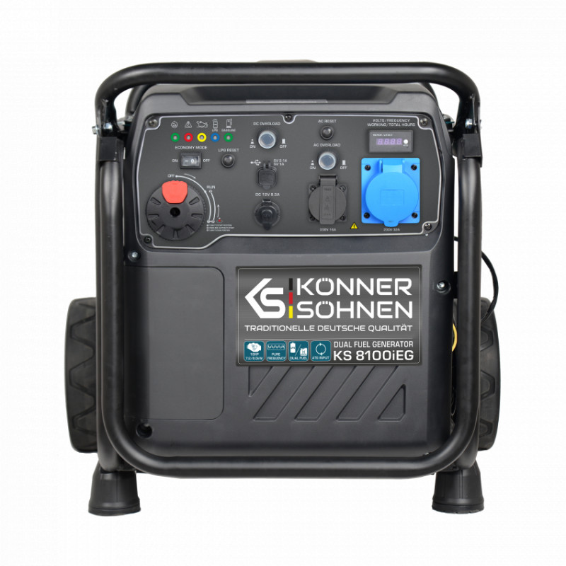 Інверторний газобензиновий генератор KS 8100iEG-KS 8100iEG