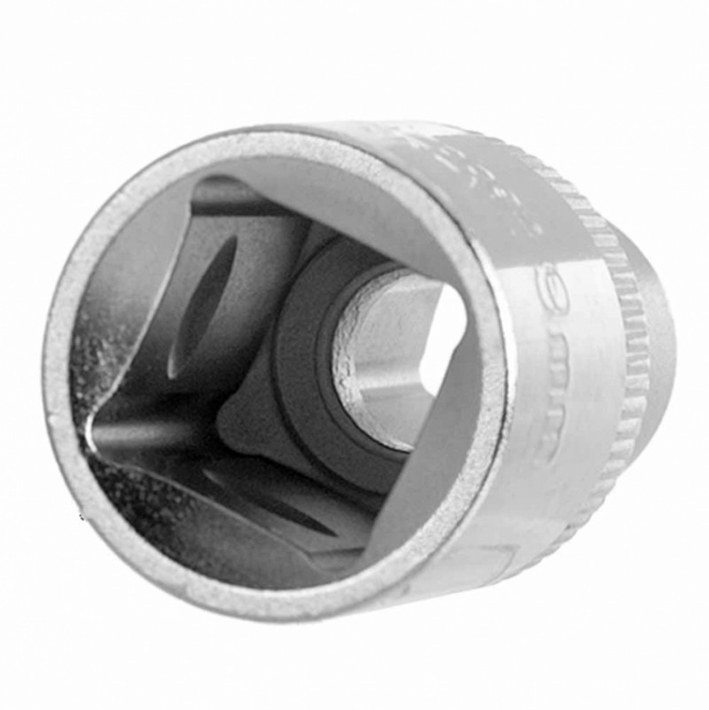 Насадка шестигранна коротка 1/2" 9мм CrV ULTRA (6070092)-6070092