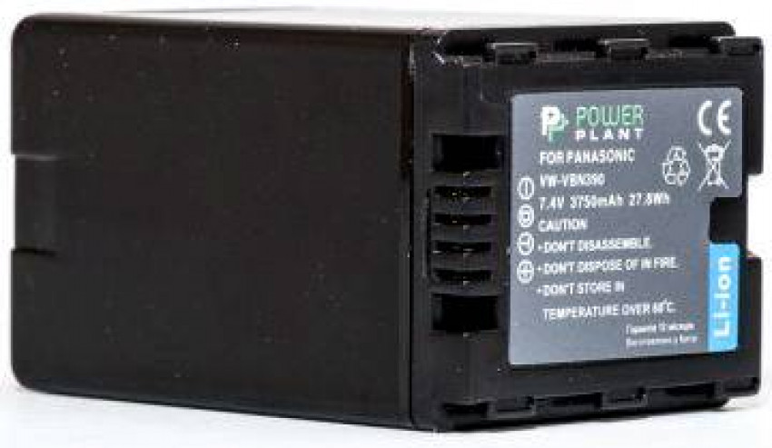 Акумулятор PowerPlant Panasonic VW-VBN390 3750mAh-DV00DV1346