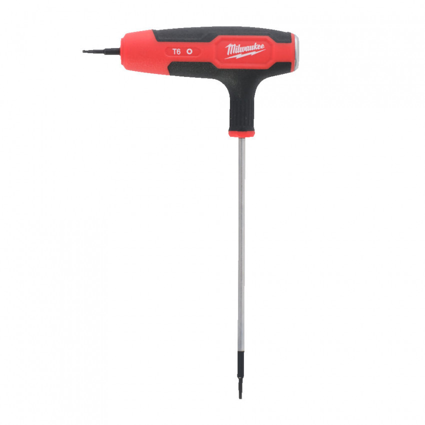 Ключ Г-образний TORX MILWAUKEE з комфортною ручкою, T6 з кулькою-4932498691
