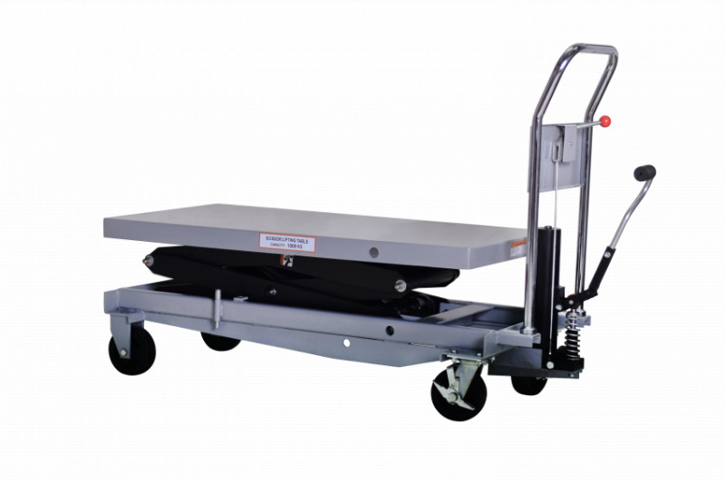 Стіл-платформа вантажопідйомний гідравлічний 1000кг/1,5м SYTJ-100S колір - сірий-SYTJ-100S G