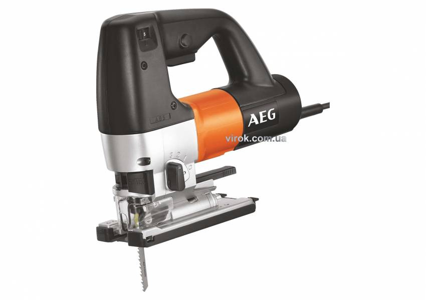 Лобзик STEP1200BX AEG, 600Вт, 500-3000об/хв, 110/10/30мм, 26мм, 2,4кг, кейс-STEP1200BX