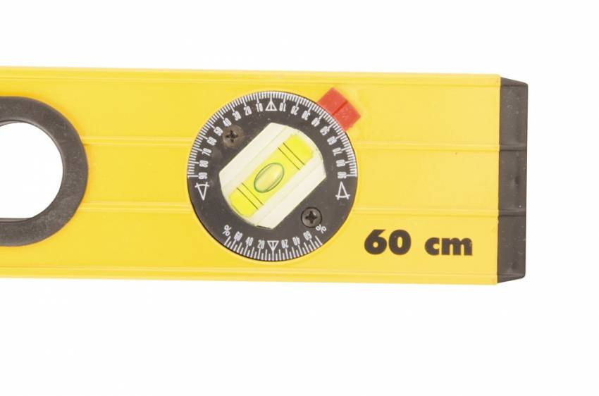 MasterTool Рівень ПРОФІ з ручками 60 см, 3 капсули, фрезеровані поверхні, Арт.: 36-0603-36-0603