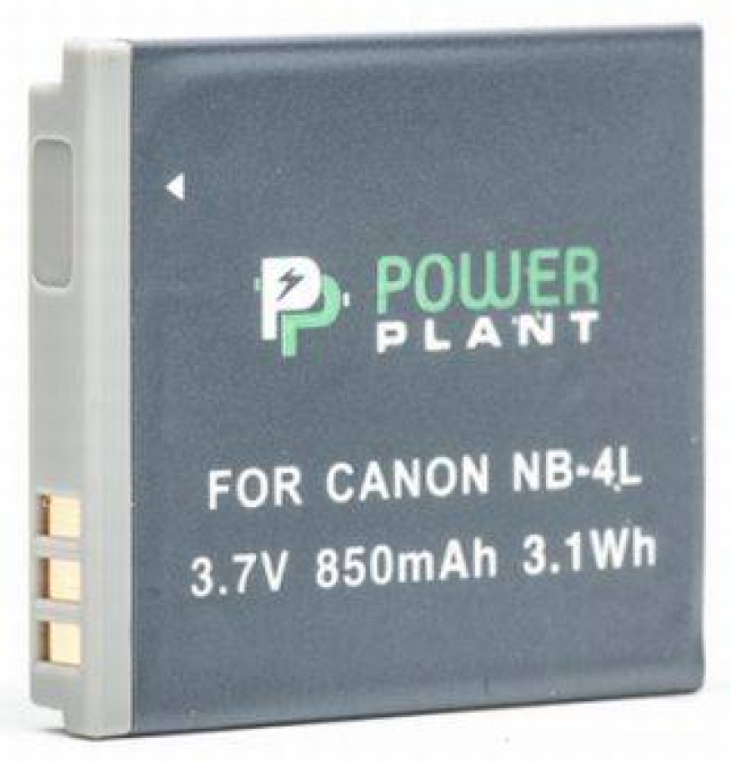 Акумулятор PowerPlant Canon NB-4L 850mAh-DV00DV1006