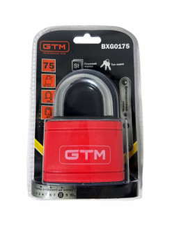 Замок навісний PVC 75мм GTM BXG0175