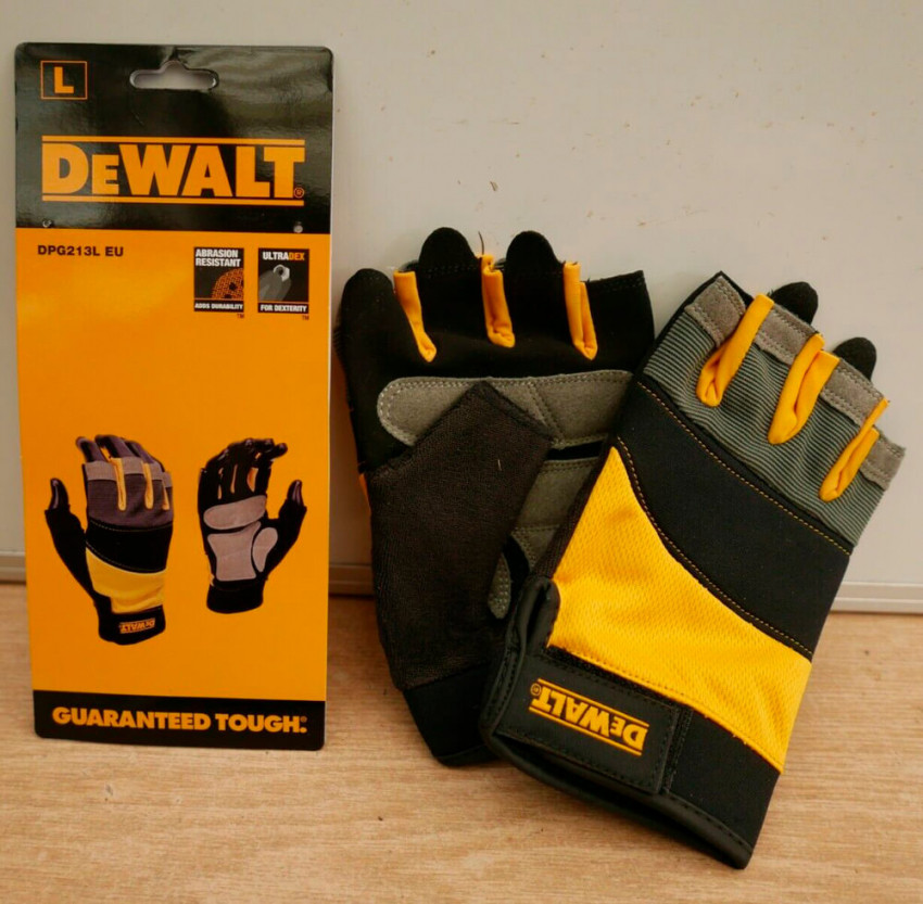 Рукавички універсальні, відкриті DeWALT DPG213L-DPG213L