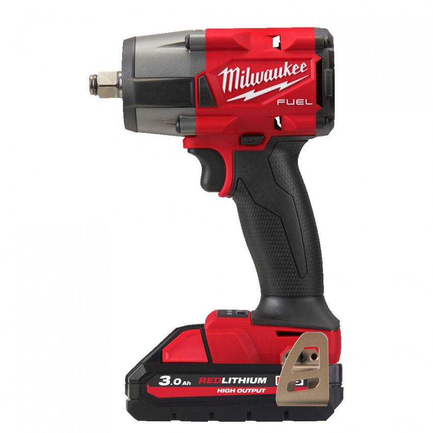 Гайковерт акумуляторний безщітковий MILWAUKEE 1/2" (881 Нм) M18 FMTIW2F12-0, з кільцем (каркас) + M18 B5 подарунок-4933498057/B5