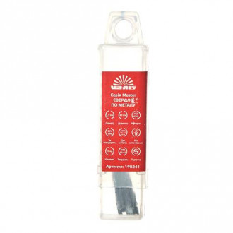 Свердло по металу HSS 4341 1,5 (10 шт.) Vitals Master