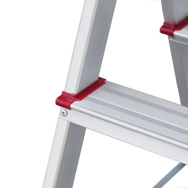 Драбина алюмінієва двостороння, 2 сходинки, висота: 440 мм, 150 кг INTERTOOL LT-1102-LT-1102