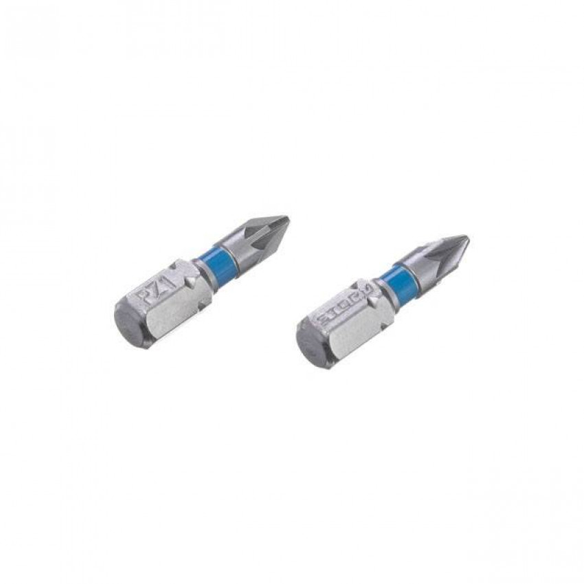 Комплект отверточних насадок PZ1 1/4 "* 25мм, S2, уп. 2 од., STORM INTERTOOL VT-0220-VT-0220