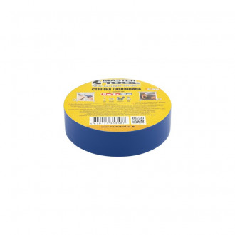MasterTool Стрічка ізоляційна 0,15мм, 17мм*10м, 10шт, синя, Арт.: 44-9010-[articul]